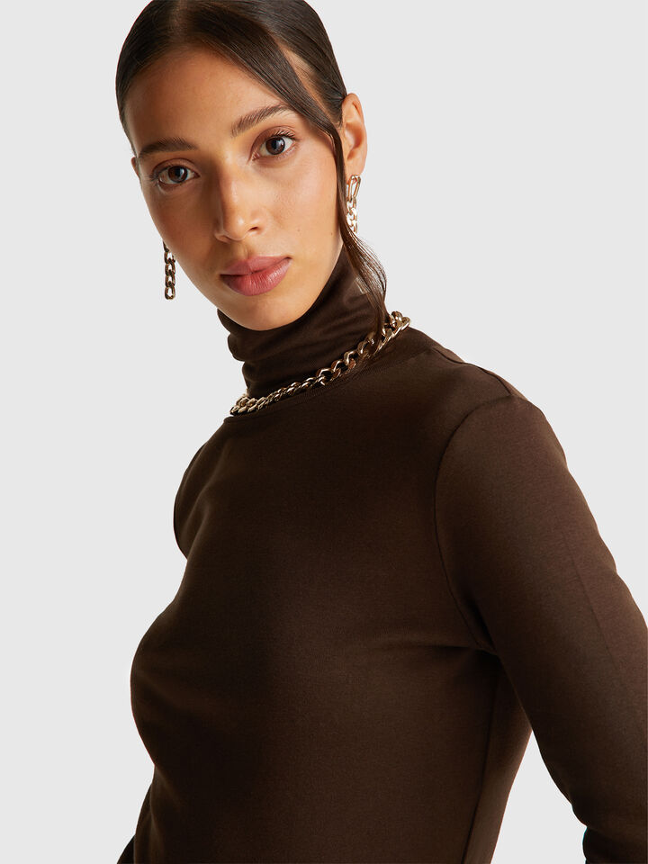 TURTLE NECK SWEATER Women image number 4